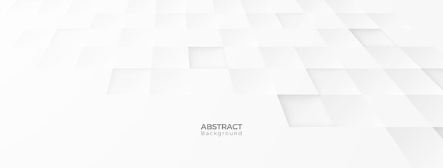 Abstract 3d modern square banner background. Geometric pattern texture. vector art illustration