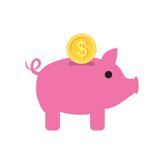piggy bank icon , financial icon
