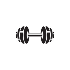 fitness and weightlifting logo, vector illustration symbol