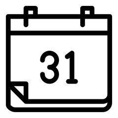 end of month icon illustration