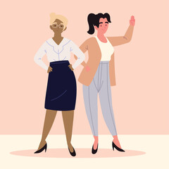 Fototapeta premium work employee women