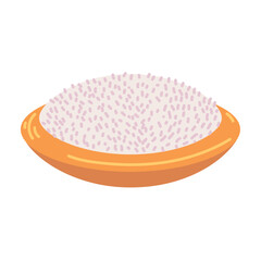 rice in the bowl