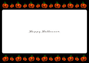 ハロウィンかぼちゃframe