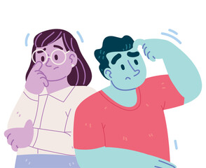 couple and difficult choice