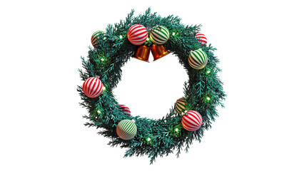 3D christmas wreath © Alextra