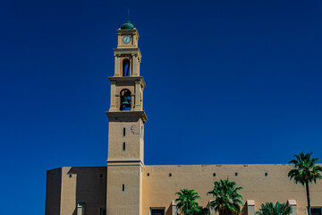 Obraz premium tower with bell and clock