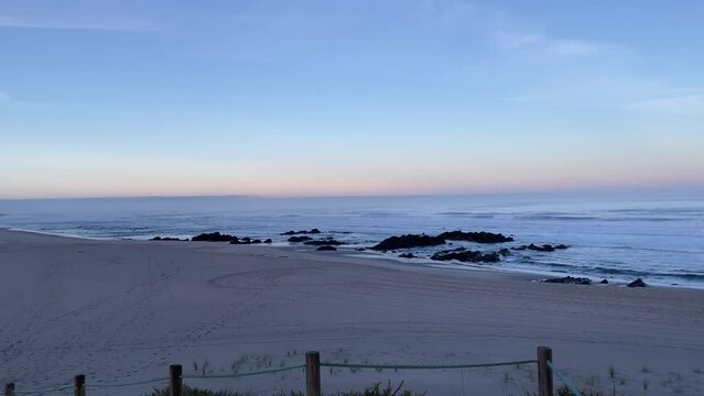 Getting close to the Atlantic Ocean. Arda (afife) beach. Viana do Castelo.