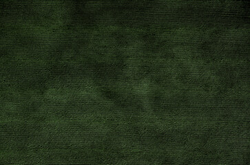 Striped sand concrete wall texture background. Close-up of grunge green cement plasterer pattern.