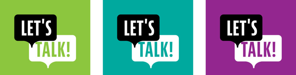 Let's talk