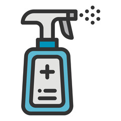 cleaning Filled Outline icon