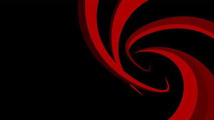Curve red color motion on a black scene vector wallpaper backgrounds