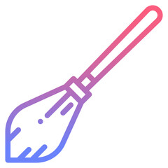 Broom gradient icon
