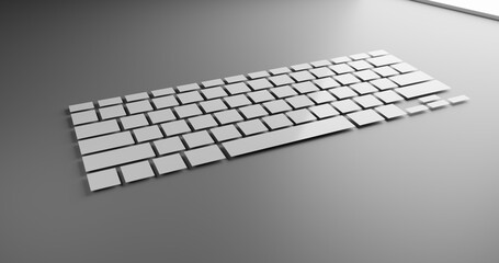 keyboard with background