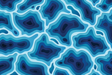 Abstract background with paper cut shape