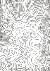 Abstract Lines Organic Handdrawn Background