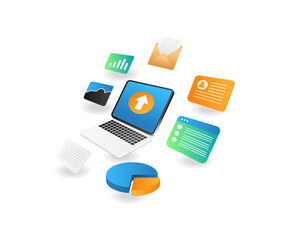 Application data network computer