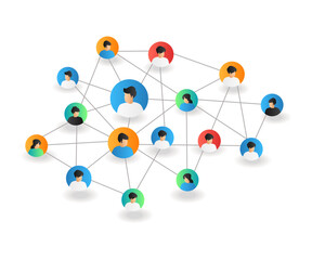 Business team network