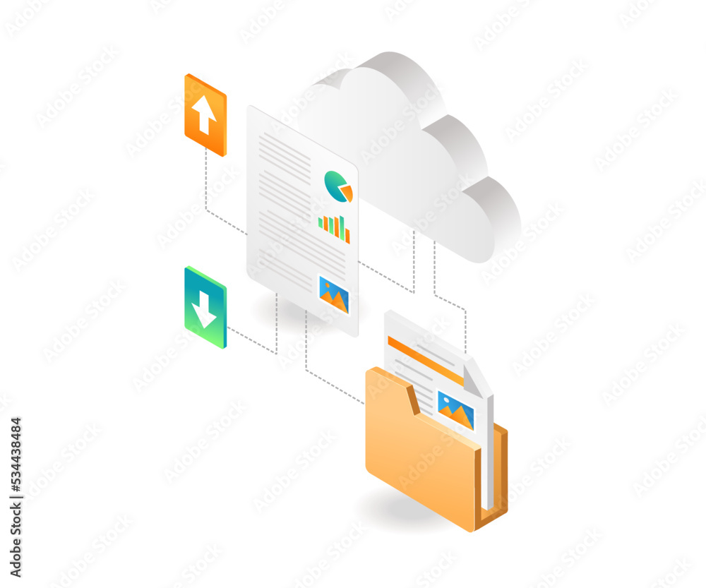 Poster cloud server data network technology