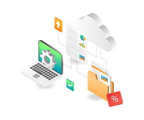 Cloud server data network computer