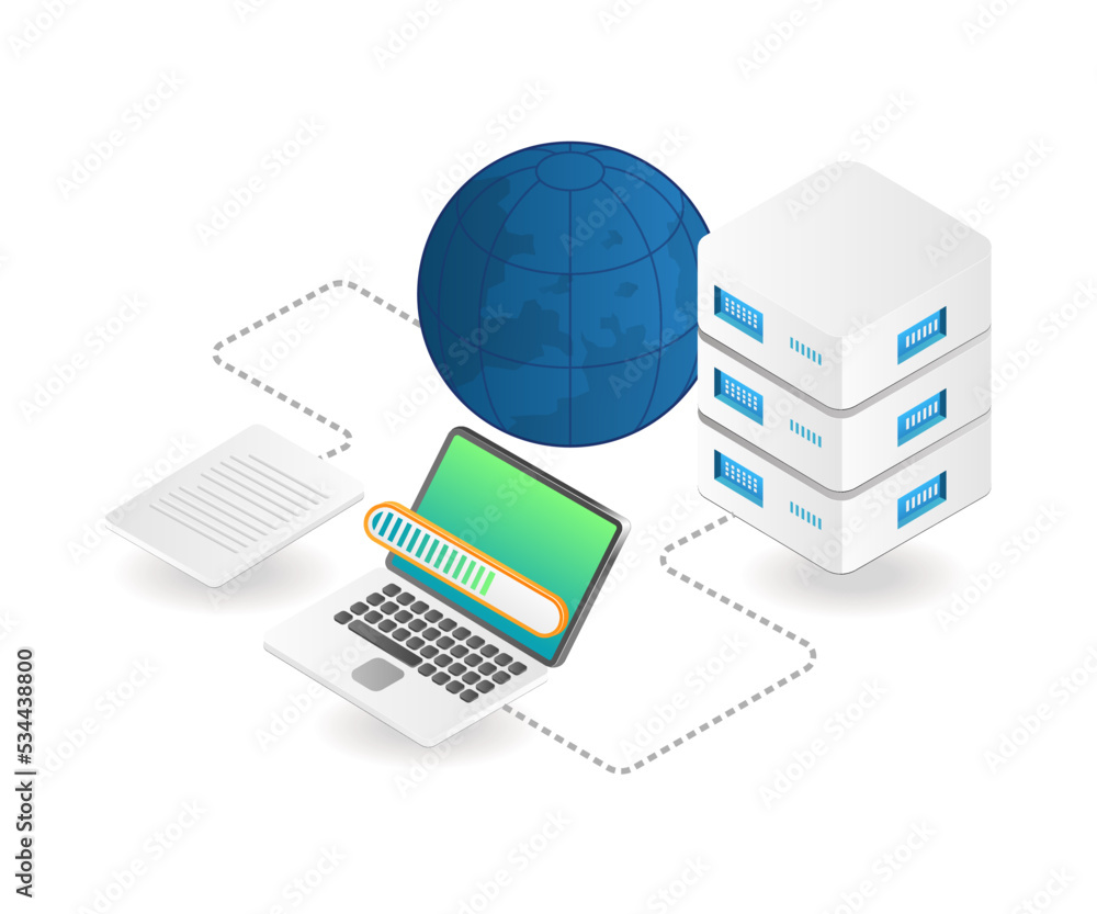Poster data server hosting network