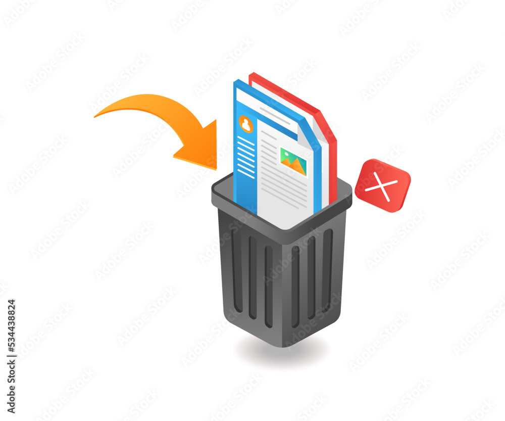 Poster delete data throw in trash