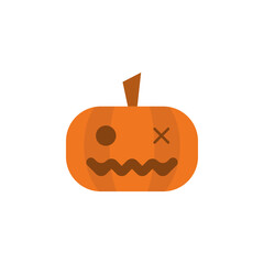 pumpkin face vector for website symbol icon presentation