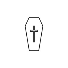 coffin vector for website symbol icon presentation