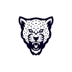 angry jaguar leopard mascot esport logo designs