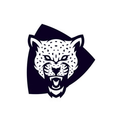 angry jaguar leopard mascot esport logo designs