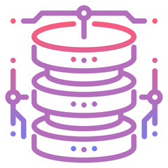 server line gradient icon