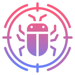 antivirus Solid gradient icon