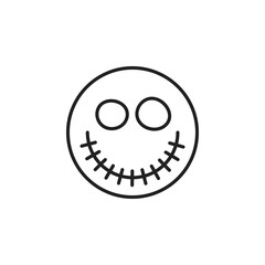 scary face vector for website symbol icon presentation