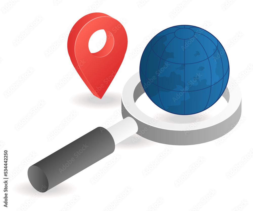 Poster search for location information on the internet