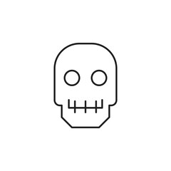 skull vector for website symbol icon presentation