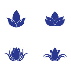 Fototapeta na wymiar beautiful flower lotus icon vector illustration template design