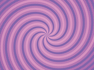 背景素材 うずまきパターン 紫ポップ Background material Spiral pattern purple pop