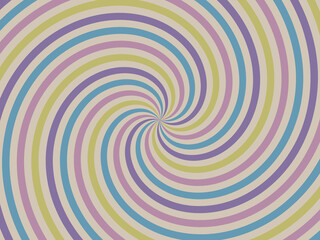 背景素材 うずまきパターン レトロポップ Background material Spiral pattern Retro pop