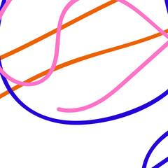 Blue Pink orange Lines Abstract Background 