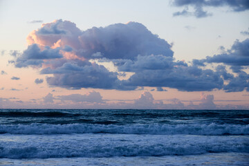 Atlantic Ocean, Biscay, Biarritz in September - obrazy, fototapety, plakaty