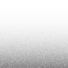 Grain stippled gradient. Faded stochastic dotwork texture. Random grunge noise background. Black dots, speckles or particles wallpaper. Halftone vector monochrome 