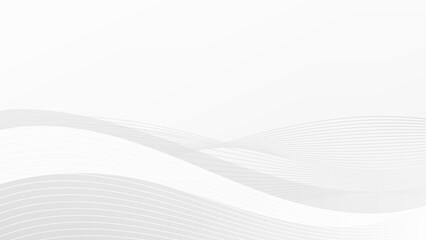 Elegant wavy white background