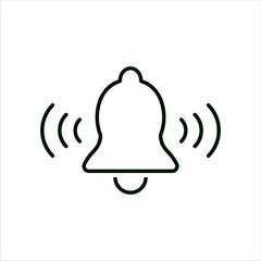 Fototapeta premium bell icon vector illustration symbol
