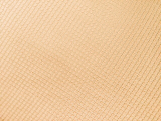 Fabric abstract texture for background design pattern beautiful brown bright beige color. Scene for advertising, food, showcase, holiday, banner, cosmetic, summer.