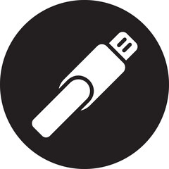 usb glyph icon