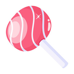 An icon of lollipop flat design 