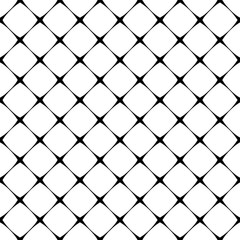 Fototapeta premium Black and white seamless abstract pattern. Background and backdrop. Grayscale ornamental design. Mosaic ornaments. Vector graphic illustration. EPS10.