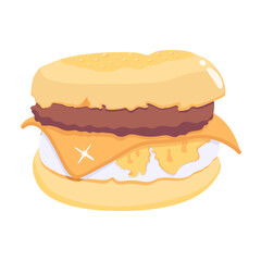 Check out flat icon of bread 