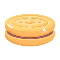 Check out flat icon of bread 