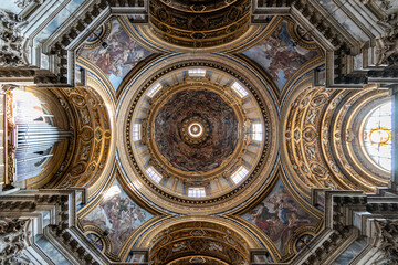 Fototapeta premium Old details of Rome cathedrals