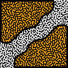 ILLUSTRATION TURING ABSTRACT LINE PATTERN DESIGN VECTOR GOOD FOR WALLPAPER, COVER,POSTER 